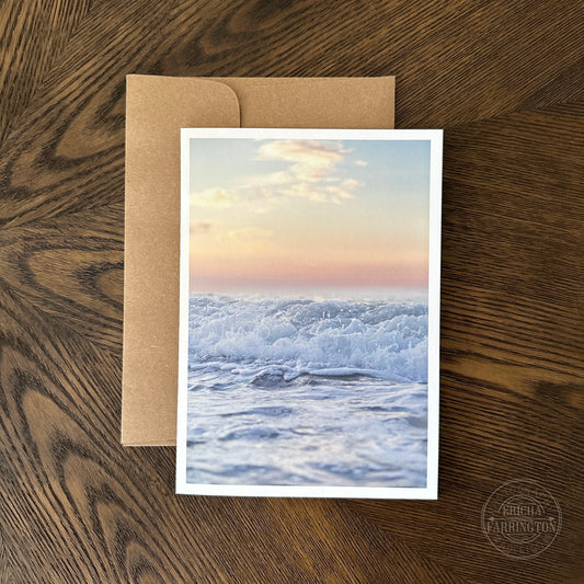 Ocean Waves Note Card