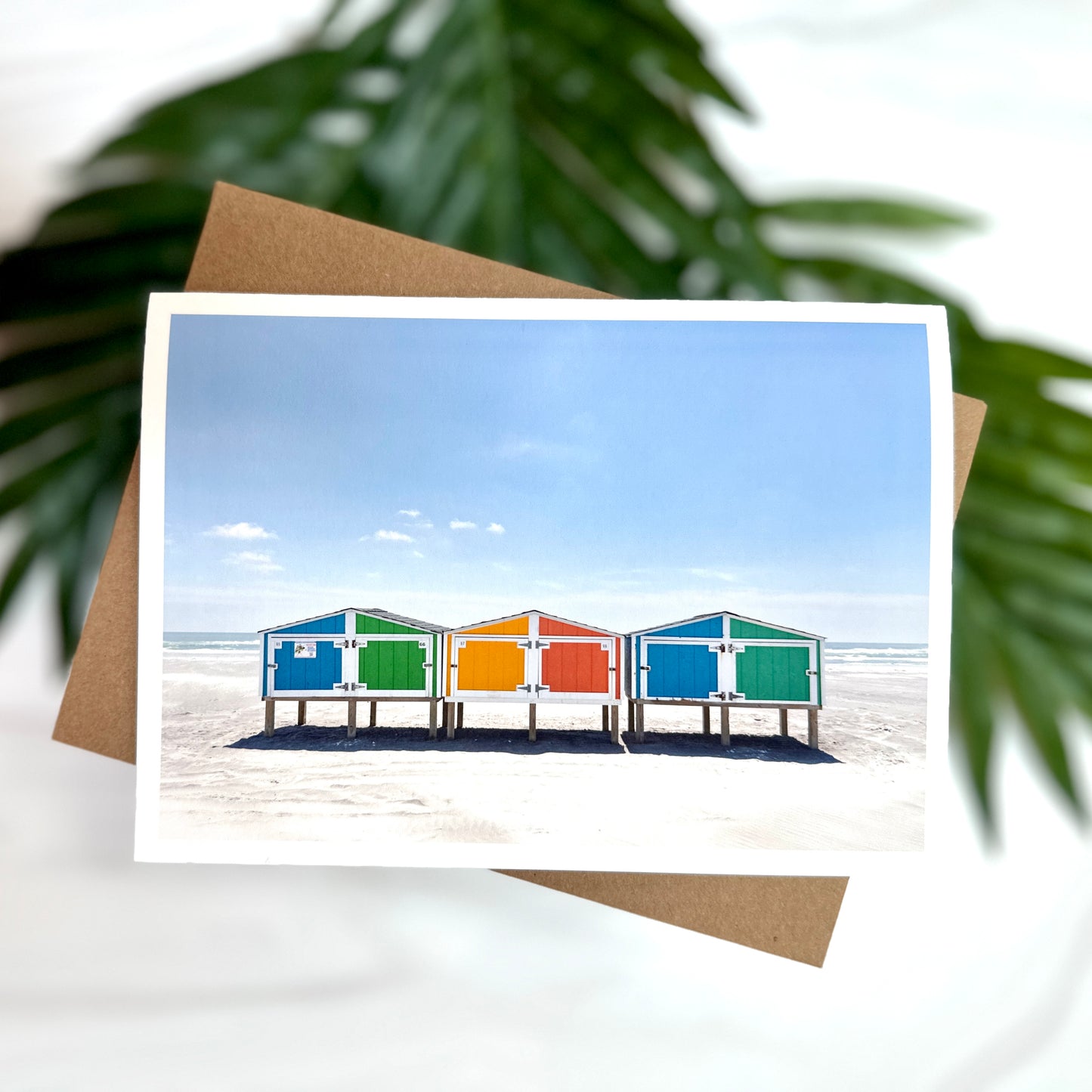 Colorful Beach Note Card